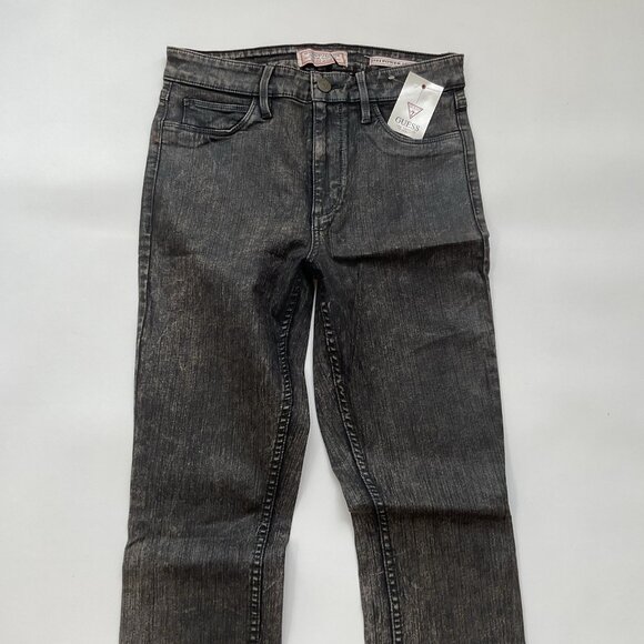 Guess Women’s Originals 1981 Power Skinny High Rise Jeans Coated Finish Size 27 - Picture 4 of 12